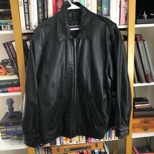 Vintage Wilson’s Black Leather Jacket